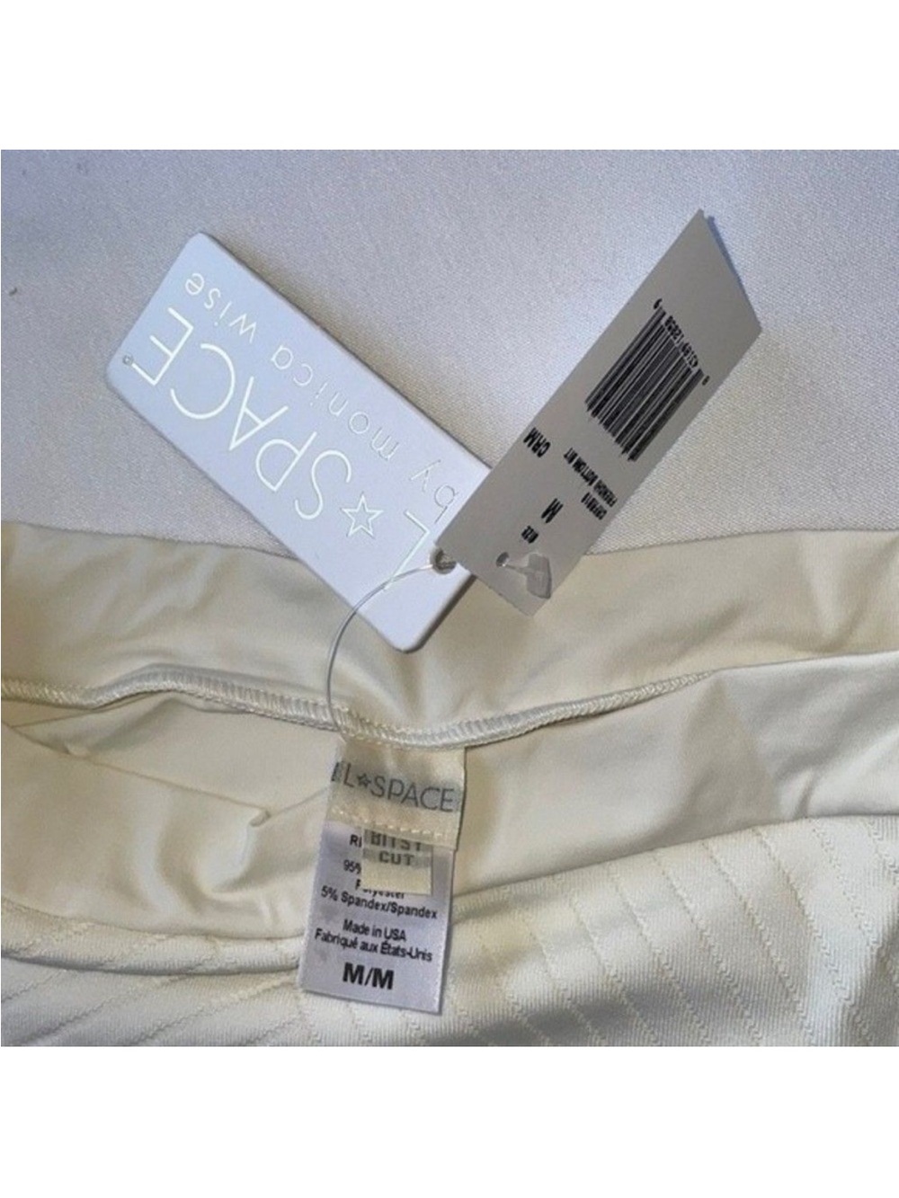 L*space Frenchi Bikini Bottom in Cream Women Size Medium - Picture 8 of 9